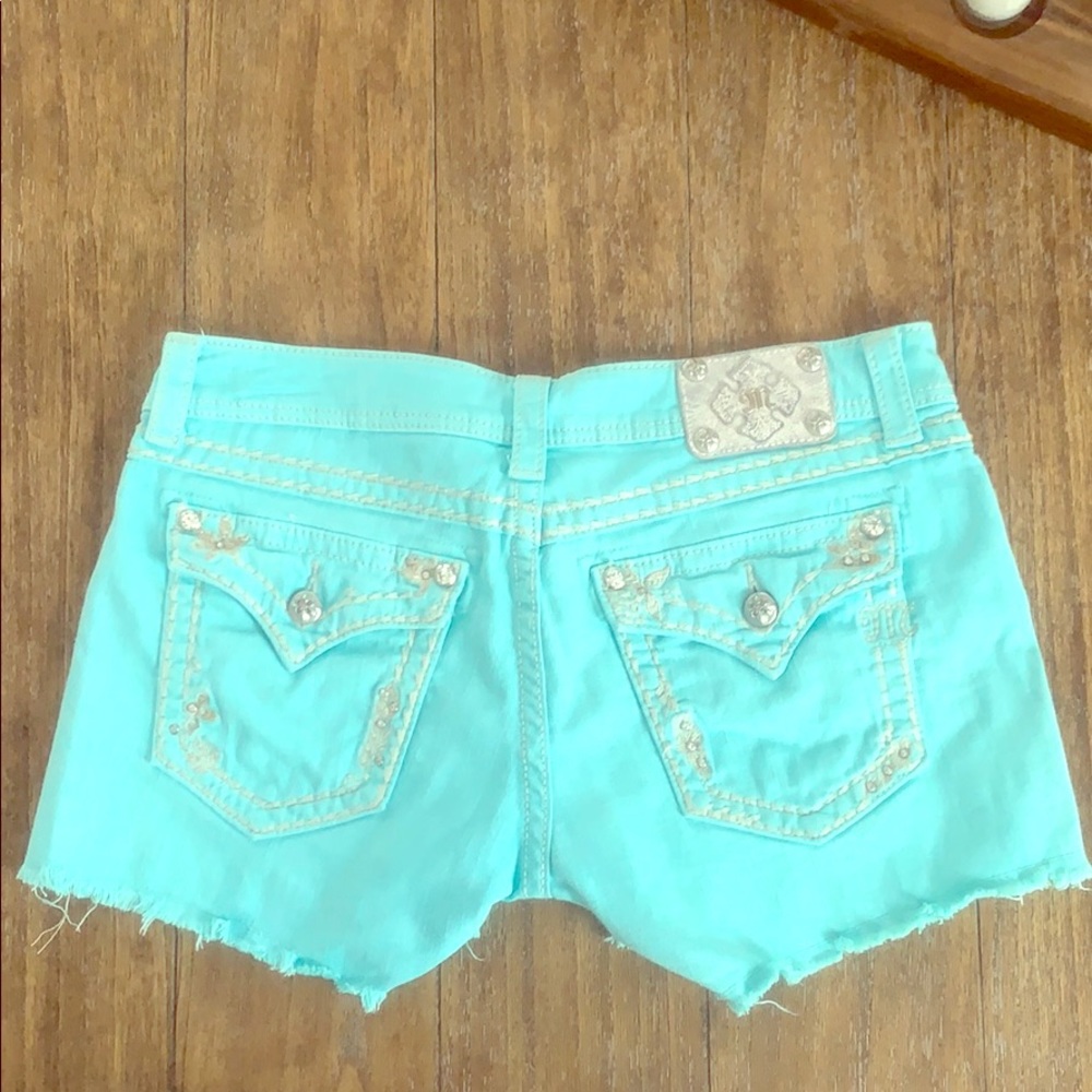 Blue Miss Me Jean shorts